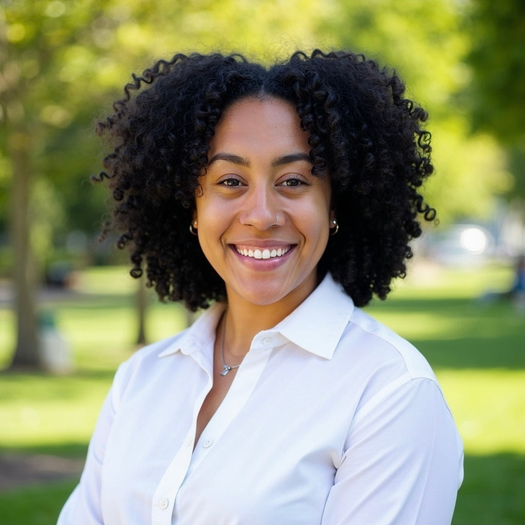 Portrait of Alyssa Ghilardi outdoors representing.